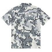 Alaska Chocolate Chip Arctic CAMO Unisex Short-Sleeve Button Shirt - Button-Up