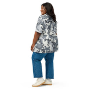 Alaska Chocolate Chip Arctic CAMO Unisex Short-Sleeve Button Shirt - Button-Up