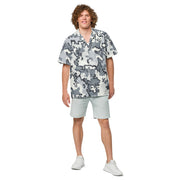 Alaska Chocolate Chip Arctic CAMO Unisex Short-Sleeve Button Shirt - Button-Up