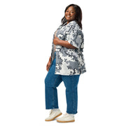Alaska Chocolate Chip Arctic CAMO Unisex Short-Sleeve Button Shirt - Button-Up