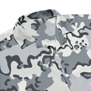 Alaska Chocolate Chip Arctic CAMO Unisex Short-Sleeve Button Shirt - Button-Up