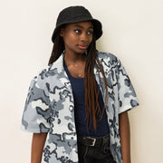 Alaska Chocolate Chip Arctic CAMO Unisex Short-Sleeve Button Shirt - Button-Up
