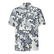 Alaska Chocolate Chip Arctic CAMO Unisex Short-Sleeve Button Shirt - Button-Up