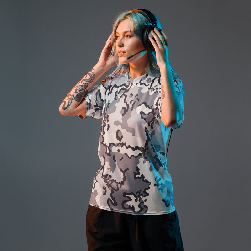 Alaska Chocolate Chip Arctic CAMO Unisex Sports Jersey