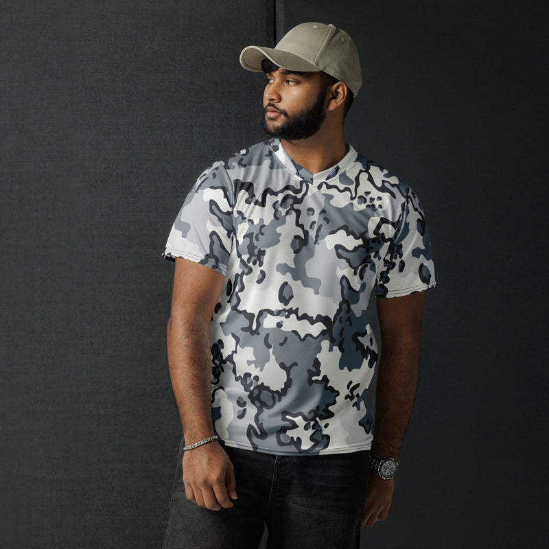 Alaska Chocolate Chip Arctic CAMO Unisex Sports Jersey