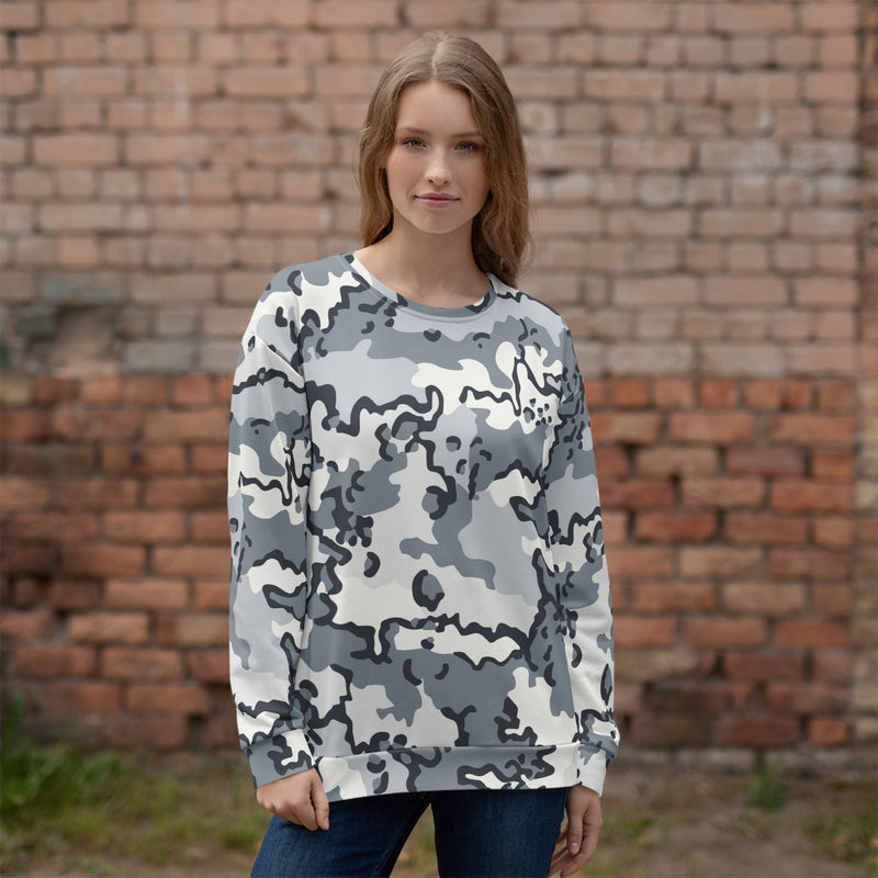 Alaska Chocolate Chip Arctic CAMO Unisex Sweatshirt