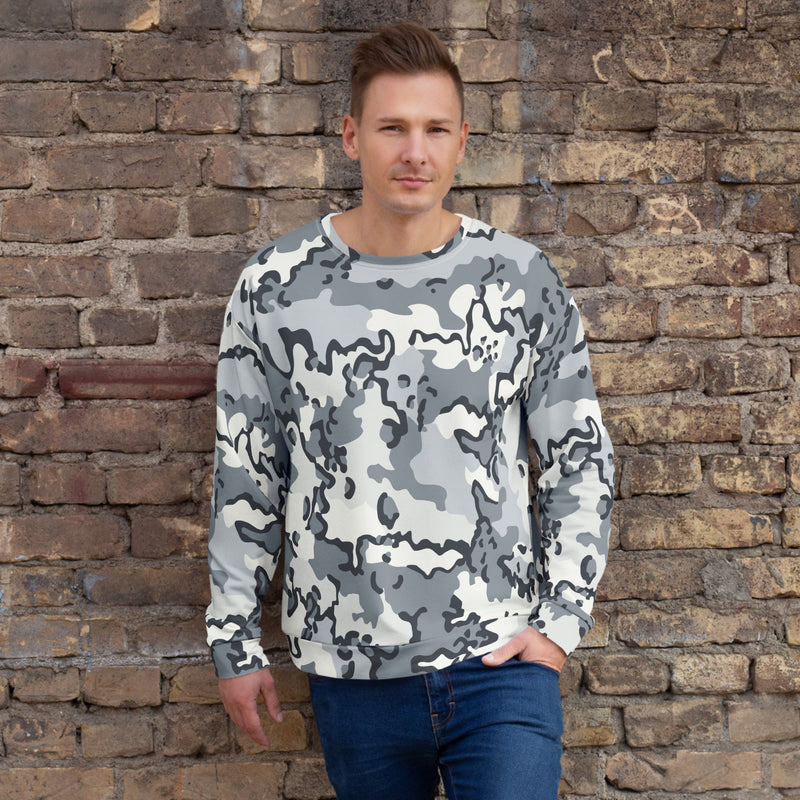 Alaska Chocolate Chip Arctic CAMO Unisex Sweatshirt - XS