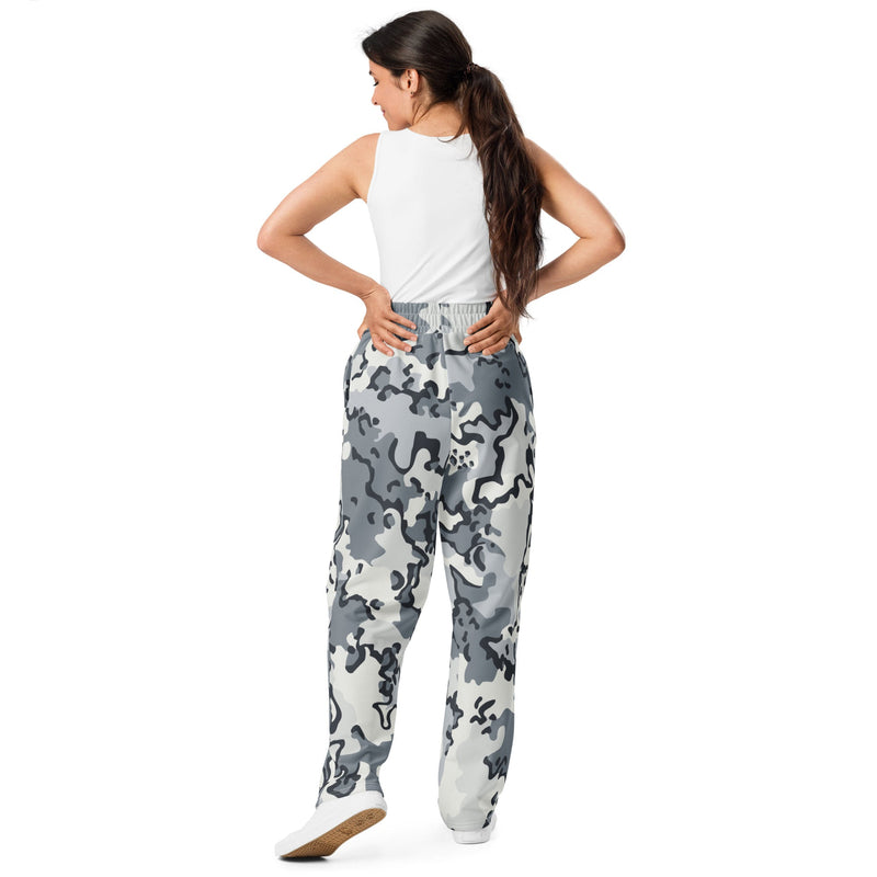 Alaska Chocolate Chip Arctic CAMO Unisex Wide-Leg Joggers