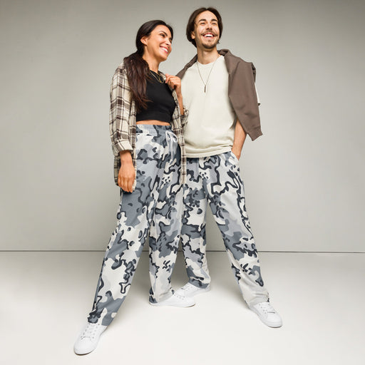 Alaska Chocolate Chip Arctic CAMO Unisex Wide-Leg Joggers - 2XS