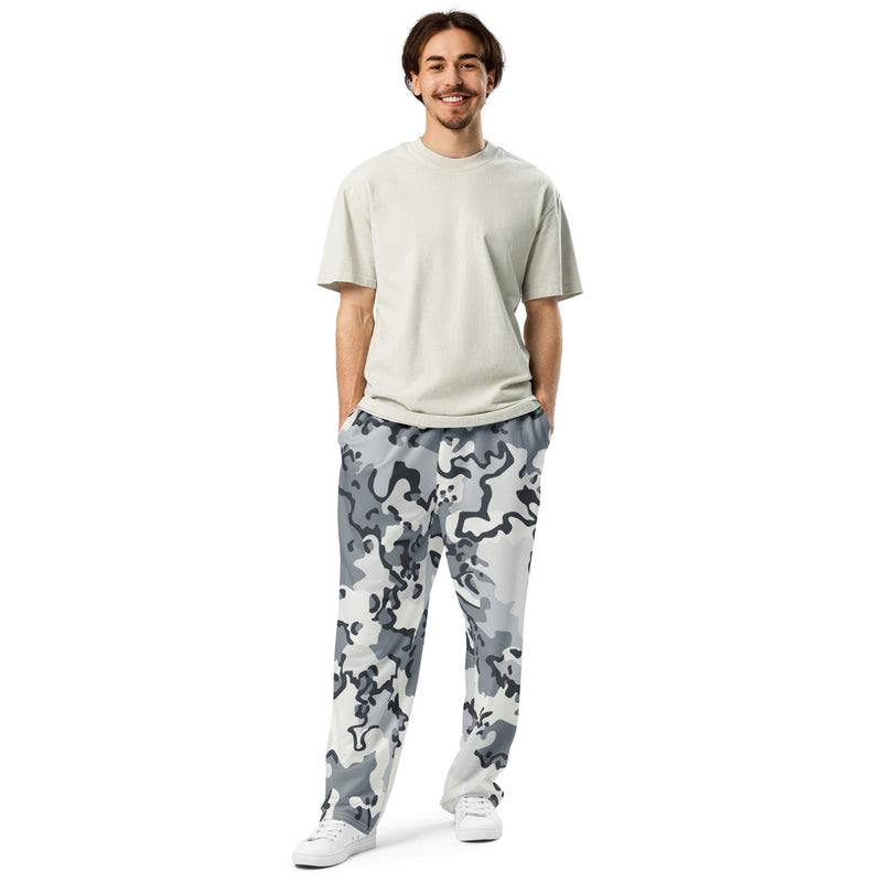 Alaska Chocolate Chip Arctic CAMO Unisex Wide-Leg Joggers