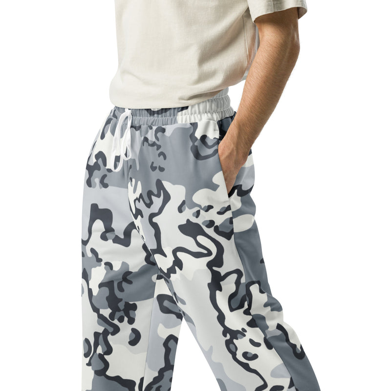 Alaska Chocolate Chip Arctic CAMO Unisex Wide-Leg Joggers