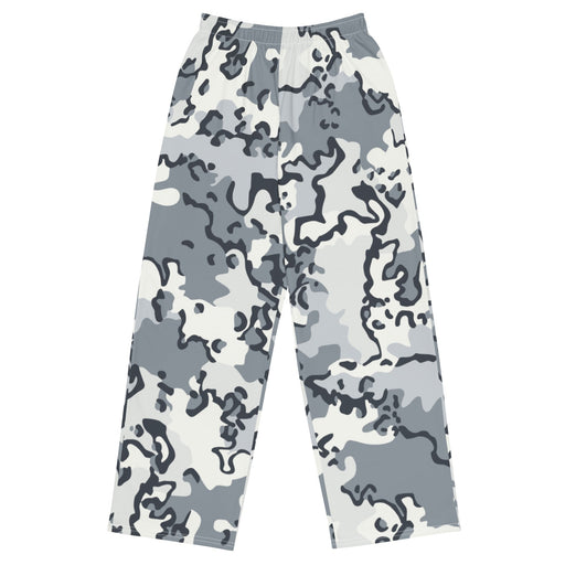Alaska Chocolate Chip Arctic CAMO Unisex Wide-Leg Leisure Pants - 2XS - Pant