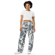 Alaska Chocolate Chip Arctic CAMO Unisex Wide-Leg Leisure Pants - Pant