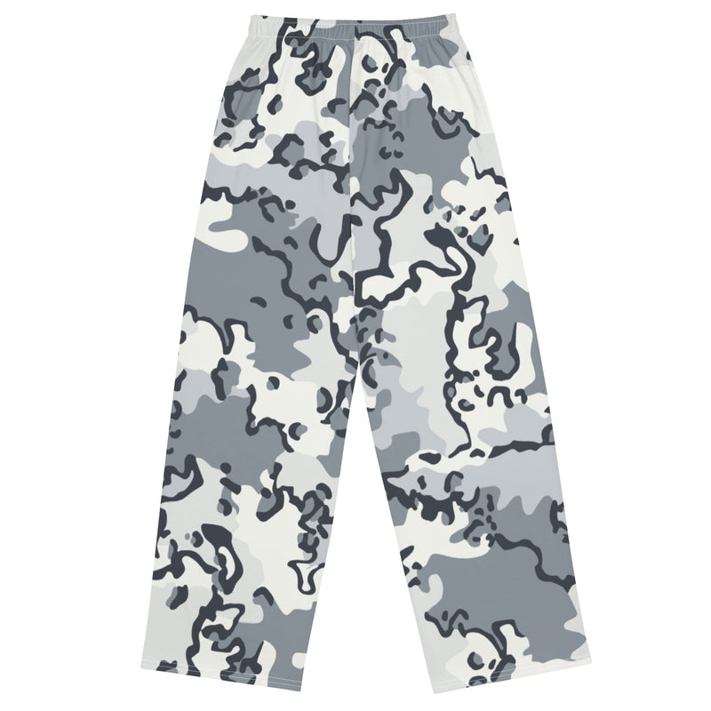Alaska Chocolate Chip Arctic CAMO Unisex Wide-Leg Leisure Pants - Pant