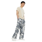 Alaska Chocolate Chip Arctic CAMO Unisex Wide-Leg Leisure Pants - Pant
