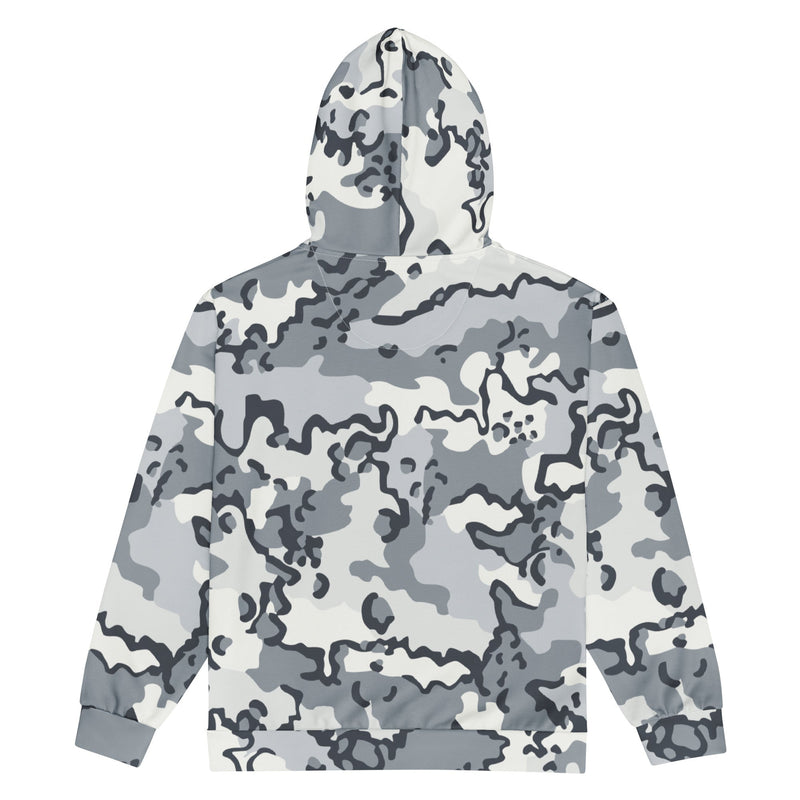 Alaska Chocolate Chip Arctic CAMO Unisex Zip Hoodie
