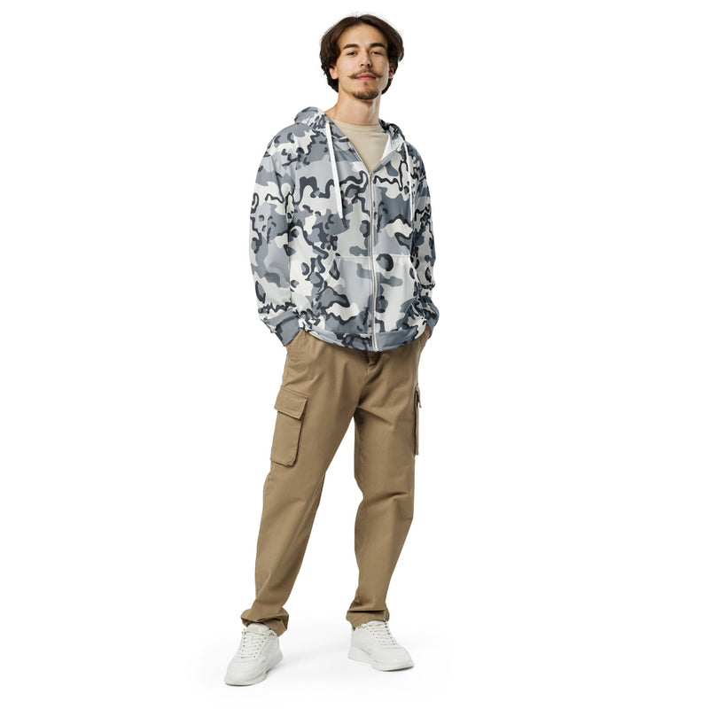 Alaska Chocolate Chip Arctic CAMO Unisex Zip Hoodie