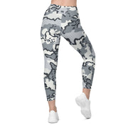Alaska Chocolate Chip Arctic CAMO Womens Leggings with Pockets - Women