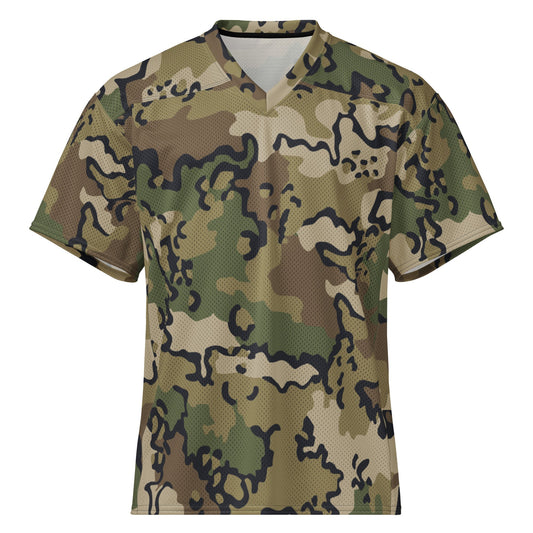 Alaska Chocolate Chip Multi-terrain CAMO American football jersey - 2XS - Football Jersey