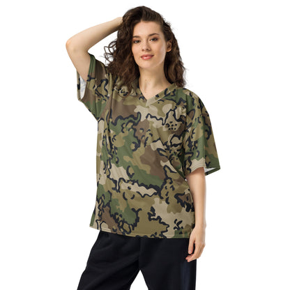 Alaska Chocolate Chip Multi-terrain CAMO American football jersey - Football Jersey