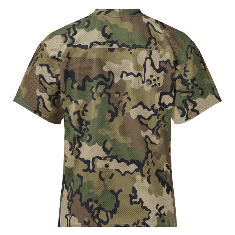 Alaska Chocolate Chip Multi-terrain CAMO Unisex American Football Jersey