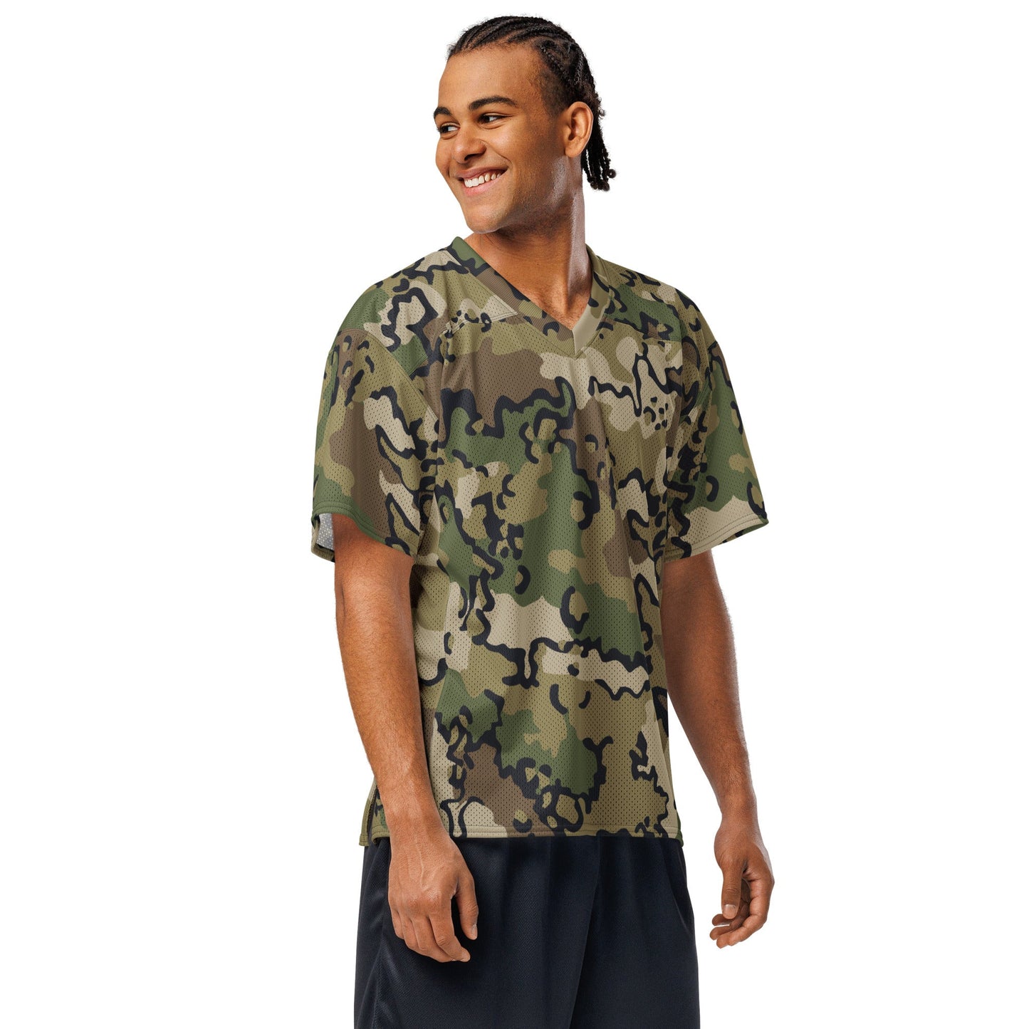 Alaska Chocolate Chip Multi-terrain CAMO American football jersey - Football Jersey