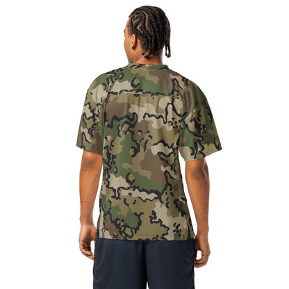 Alaska Chocolate Chip Multi-terrain CAMO American football jersey - Football Jersey