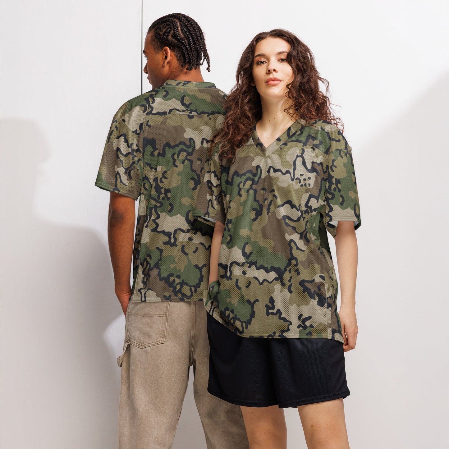 Alaska Chocolate Chip Multi-terrain CAMO American football jersey - Football Jersey