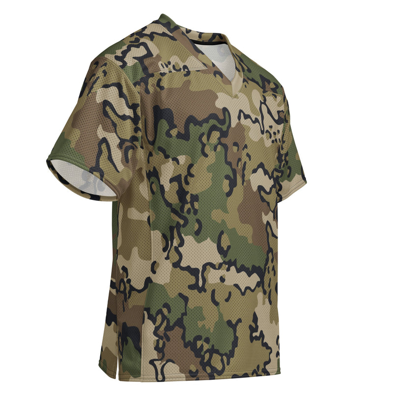 Alaska Chocolate Chip Multi-terrain CAMO Unisex American Football Jersey