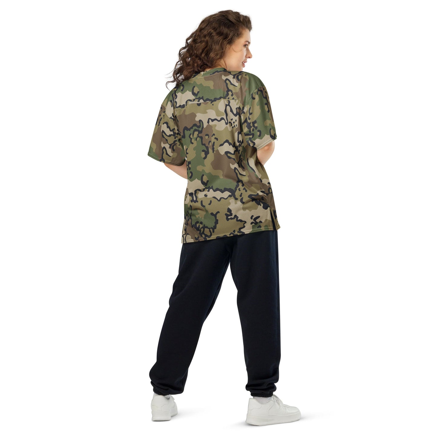 Alaska Chocolate Chip Multi-terrain CAMO American football jersey - Football Jersey