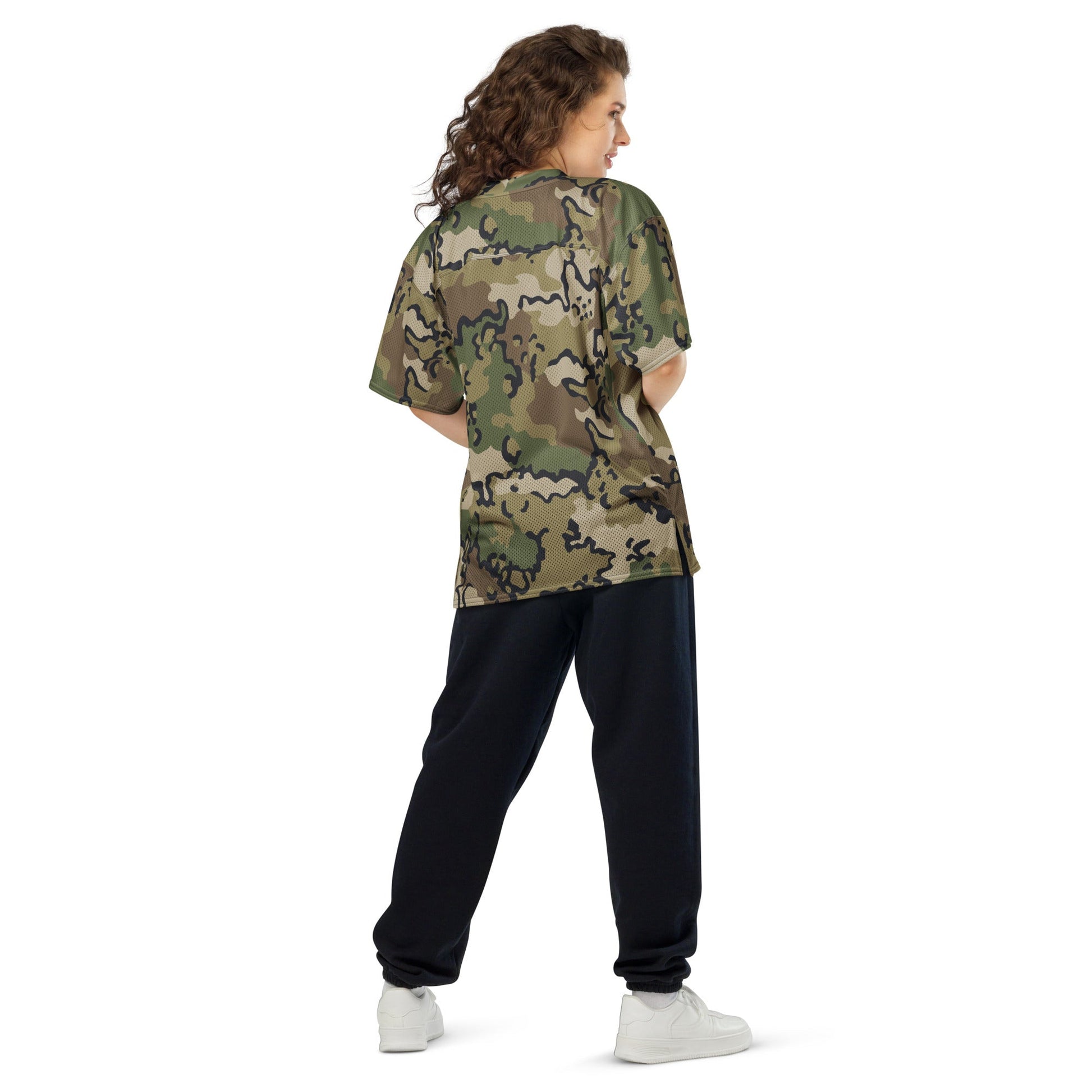 Alaska Chocolate Chip Multi-terrain CAMO American football jersey - Football Jersey