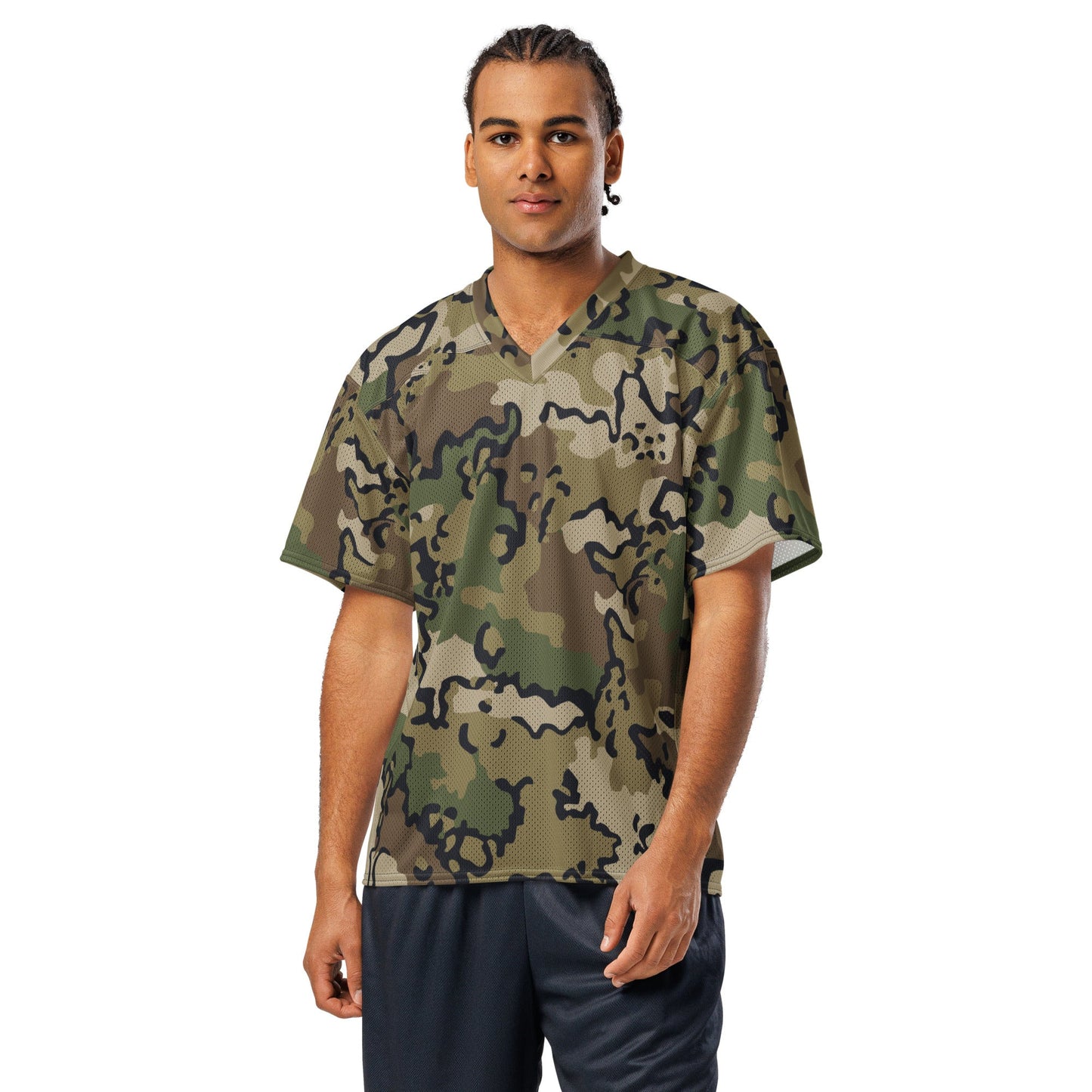 Alaska Chocolate Chip Multi-terrain CAMO American football jersey - Football Jersey