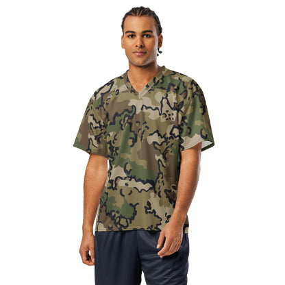 Alaska Chocolate Chip Multi-terrain CAMO American football jersey - Football Jersey