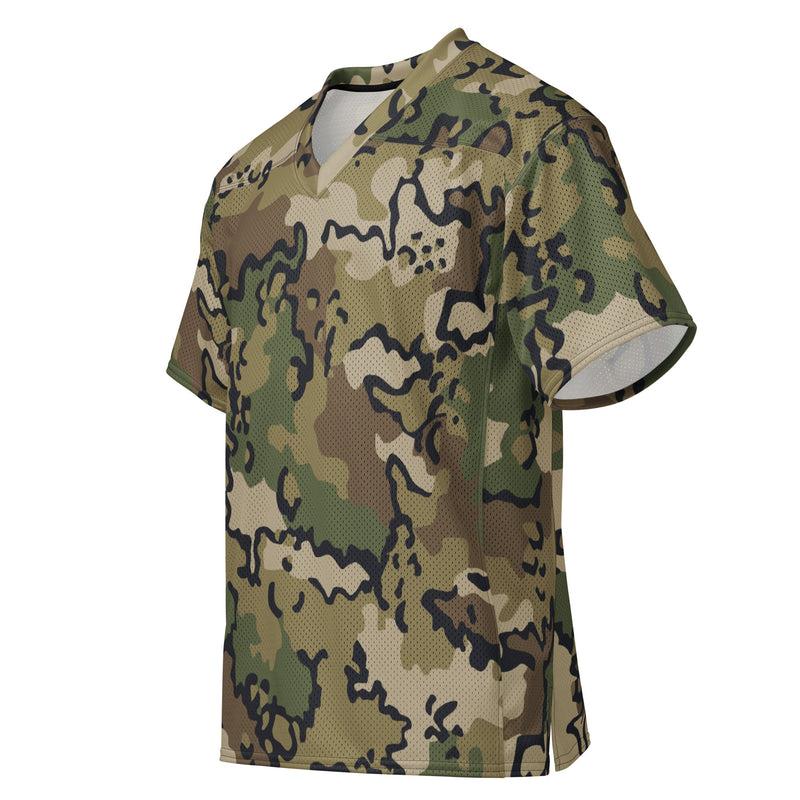 Alaska Chocolate Chip Multi-terrain CAMO Unisex American Football Jersey