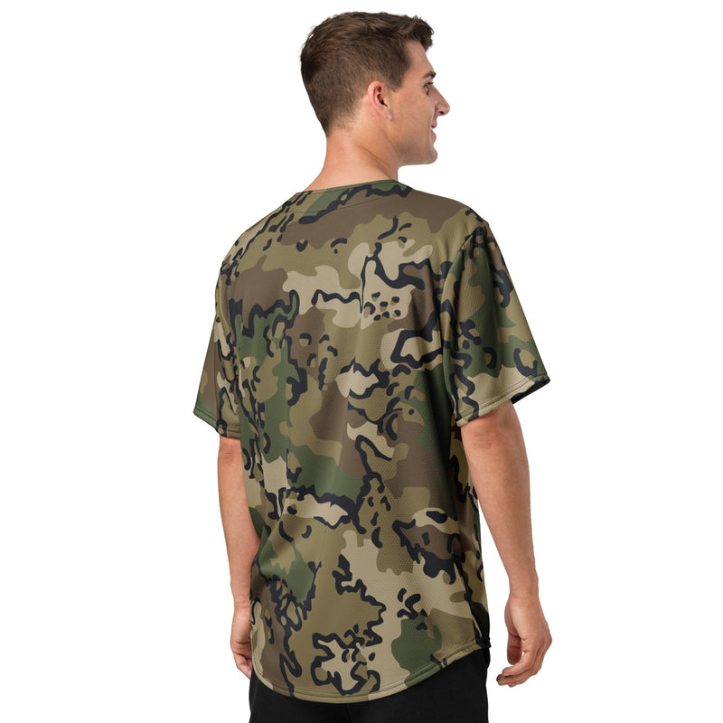 Alaska Chocolate Chip Multi-terrain CAMO Unisex Baseball Jersey