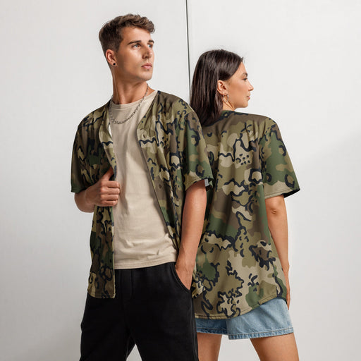 Alaska Chocolate Chip Multi-terrain CAMO Unisex Baseball Jersey - 2XS