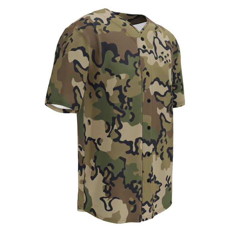 Alaska Chocolate Chip Multi-terrain CAMO Unisex Baseball Jersey