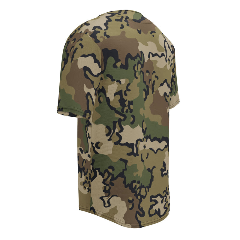 Alaska Chocolate Chip Multi-terrain CAMO Unisex Baseball Jersey
