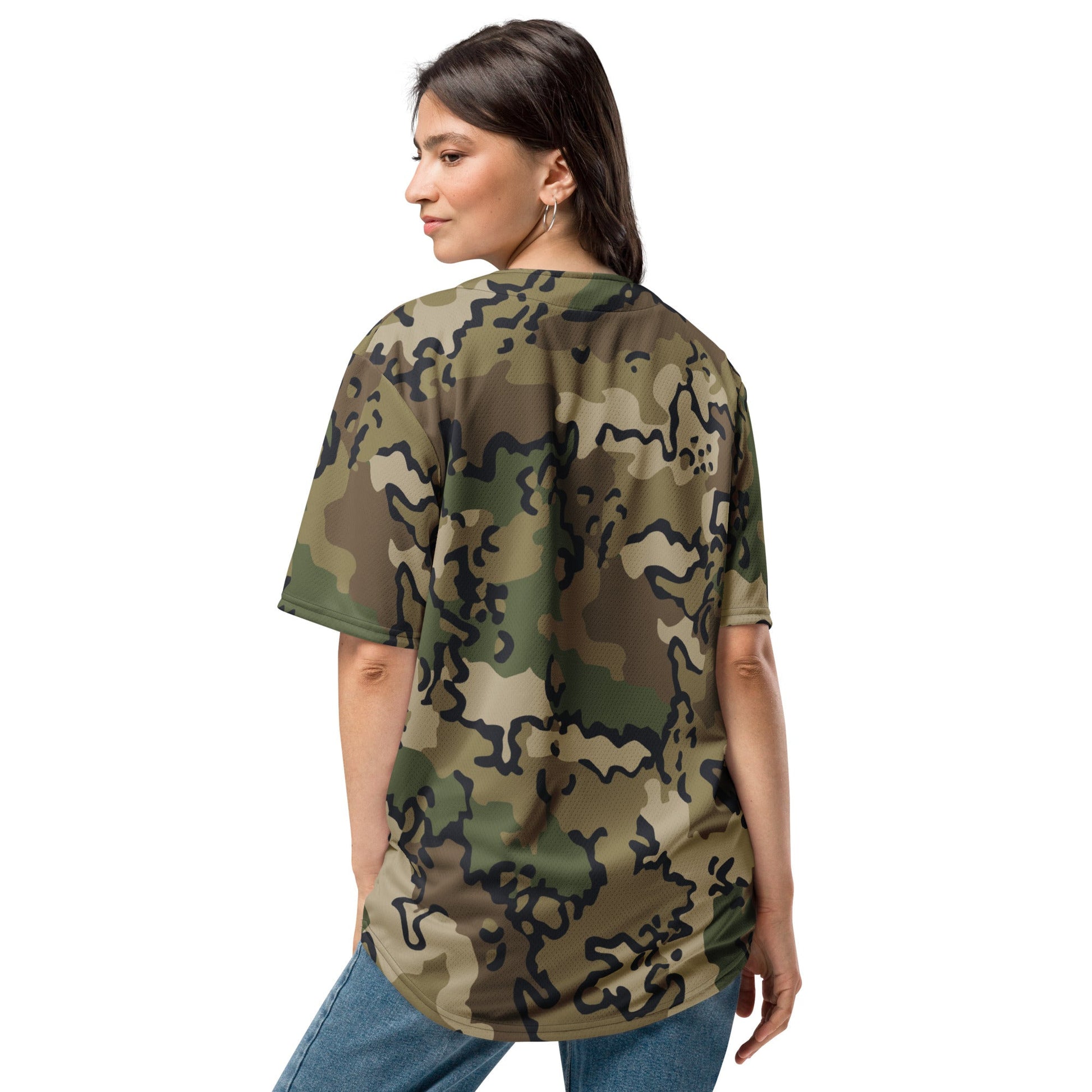 Alaska Chocolate Chip Multi-terrain CAMO baseball jersey - Baseball Jerseys