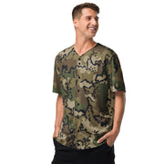 Alaska Chocolate Chip Multi-terrain CAMO Unisex Baseball Jersey
