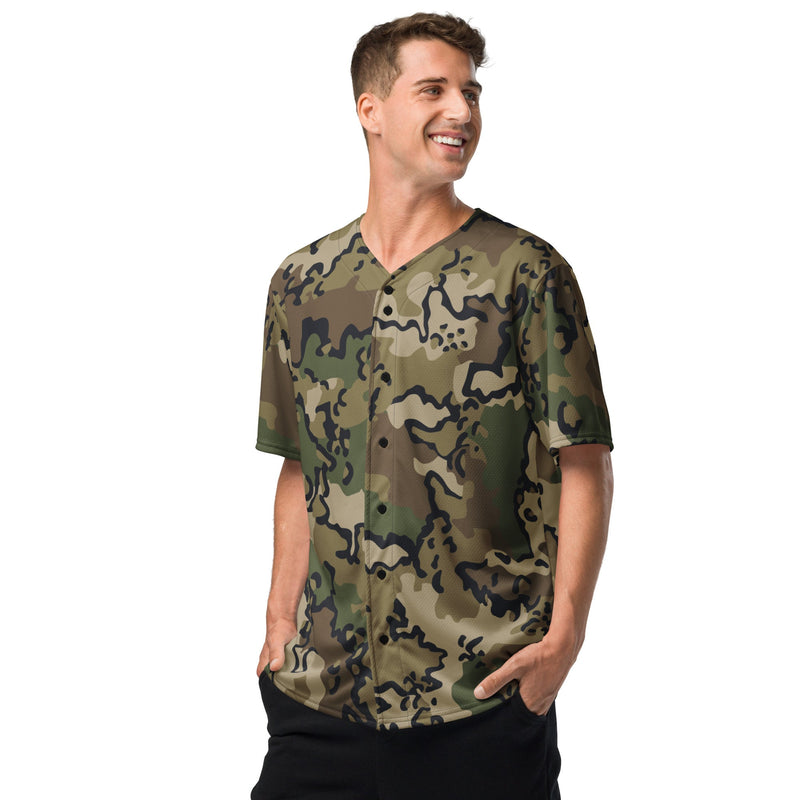 Alaska Chocolate Chip Multi-terrain CAMO Unisex Baseball Jersey