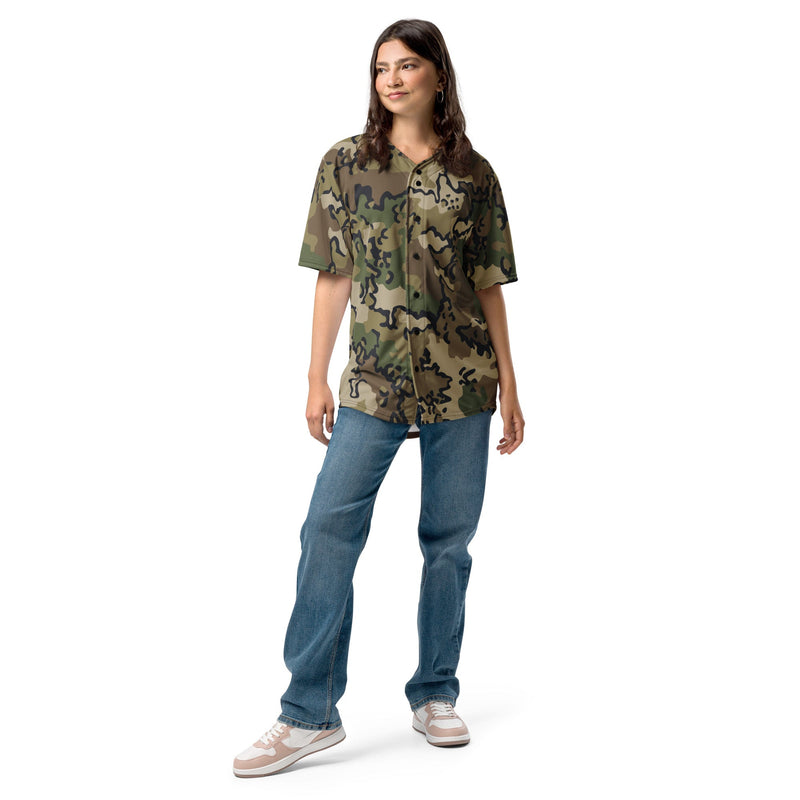 Alaska Chocolate Chip Multi-terrain CAMO Unisex Baseball Jersey