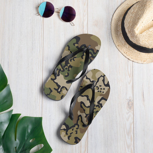 Alaska Chocolate Chip Multi-terrain CAMO Flip-Flops - S