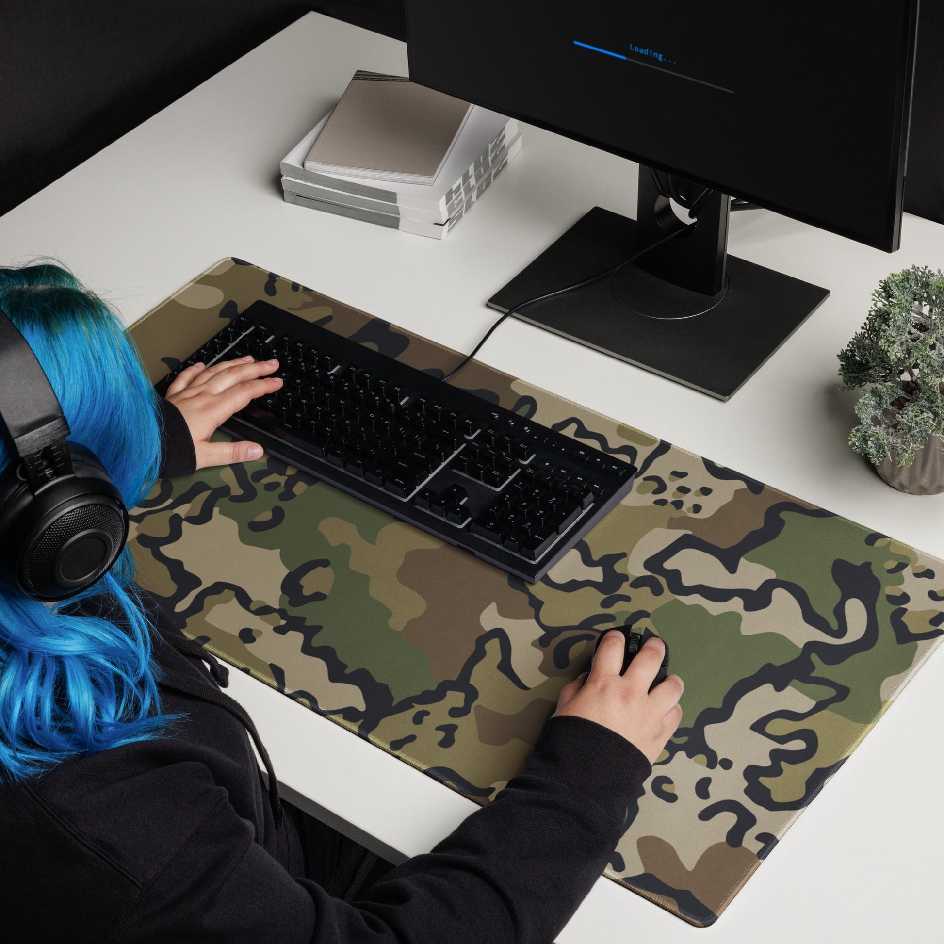 Alaska Chocolate Chip Multi-terrain CAMO Gaming mouse pad - Mouse Pads