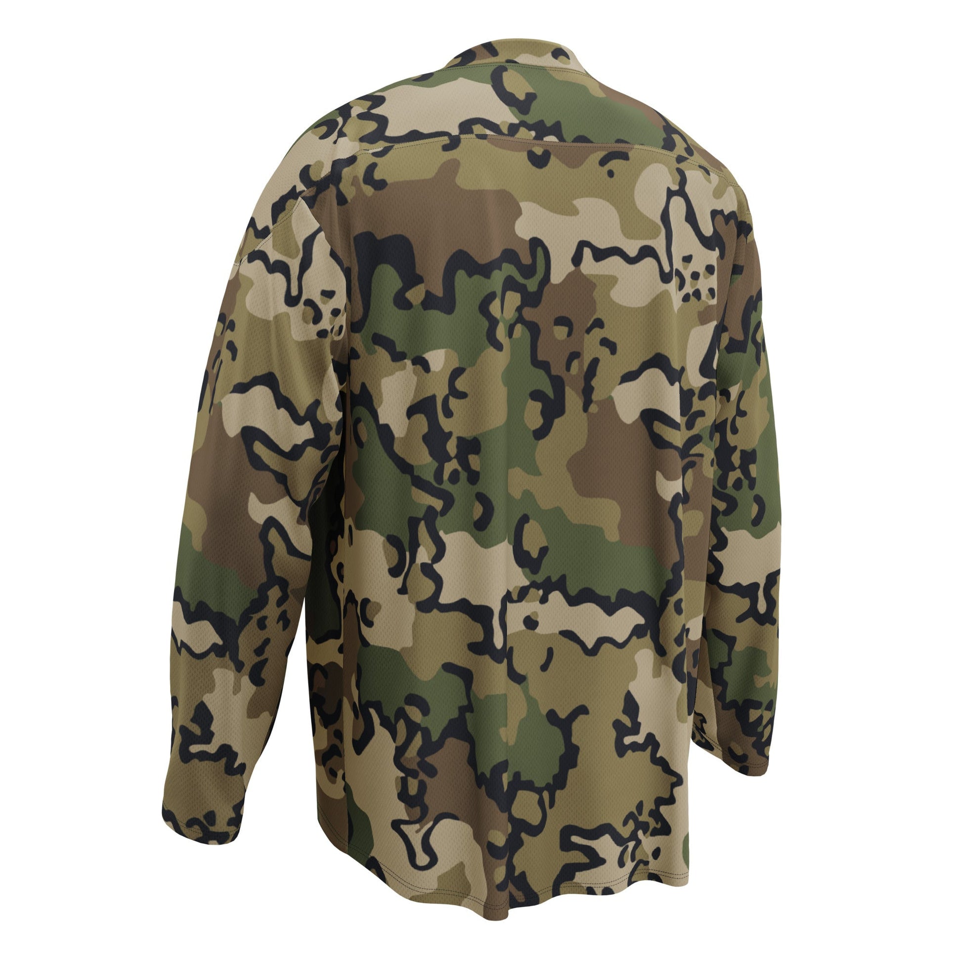 Alaska Chocolate Chip Multi-terrain CAMO hockey fan jersey - Hockey Jerseys