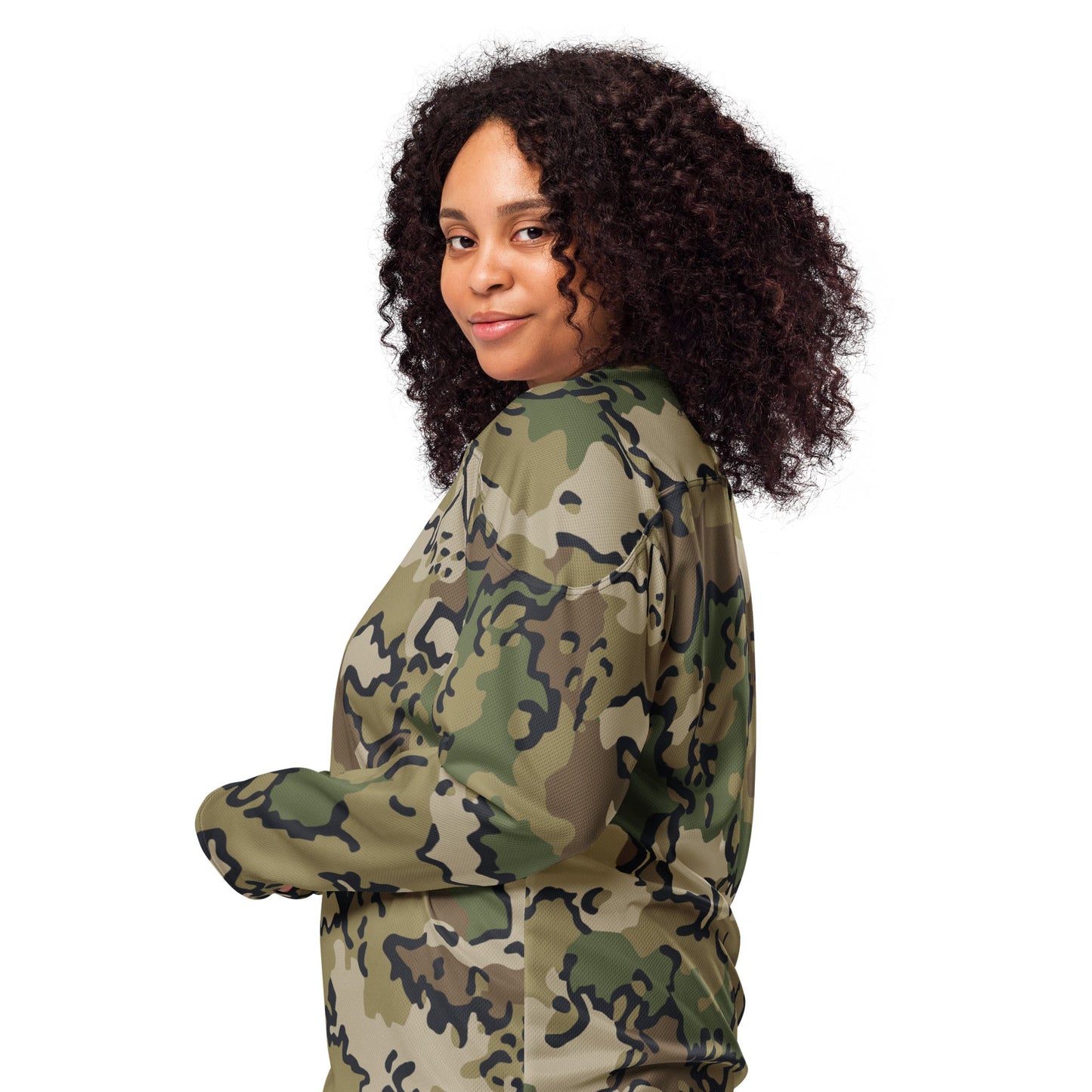 Alaska Chocolate Chip Multi-terrain CAMO hockey fan jersey - Hockey Jerseys