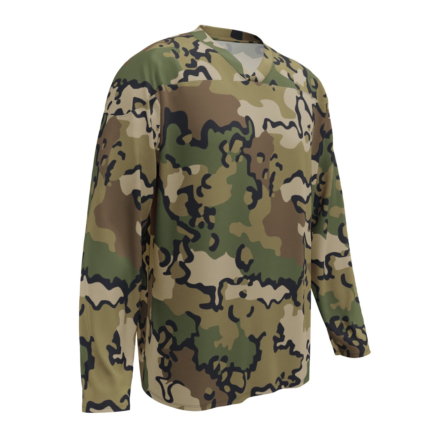 Alaska Chocolate Chip Multi-terrain CAMO hockey fan jersey - Hockey Jerseys