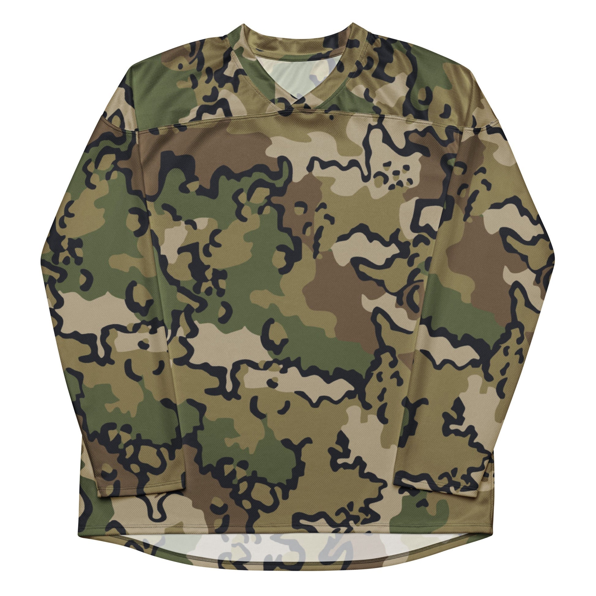 Alaska Chocolate Chip Multi-terrain CAMO hockey fan jersey - Hockey Jerseys