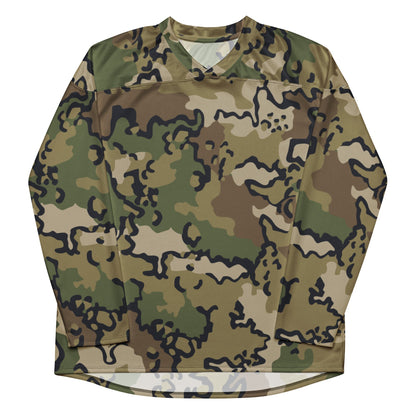 Alaska Chocolate Chip Multi-terrain CAMO hockey fan jersey - Hockey Jerseys