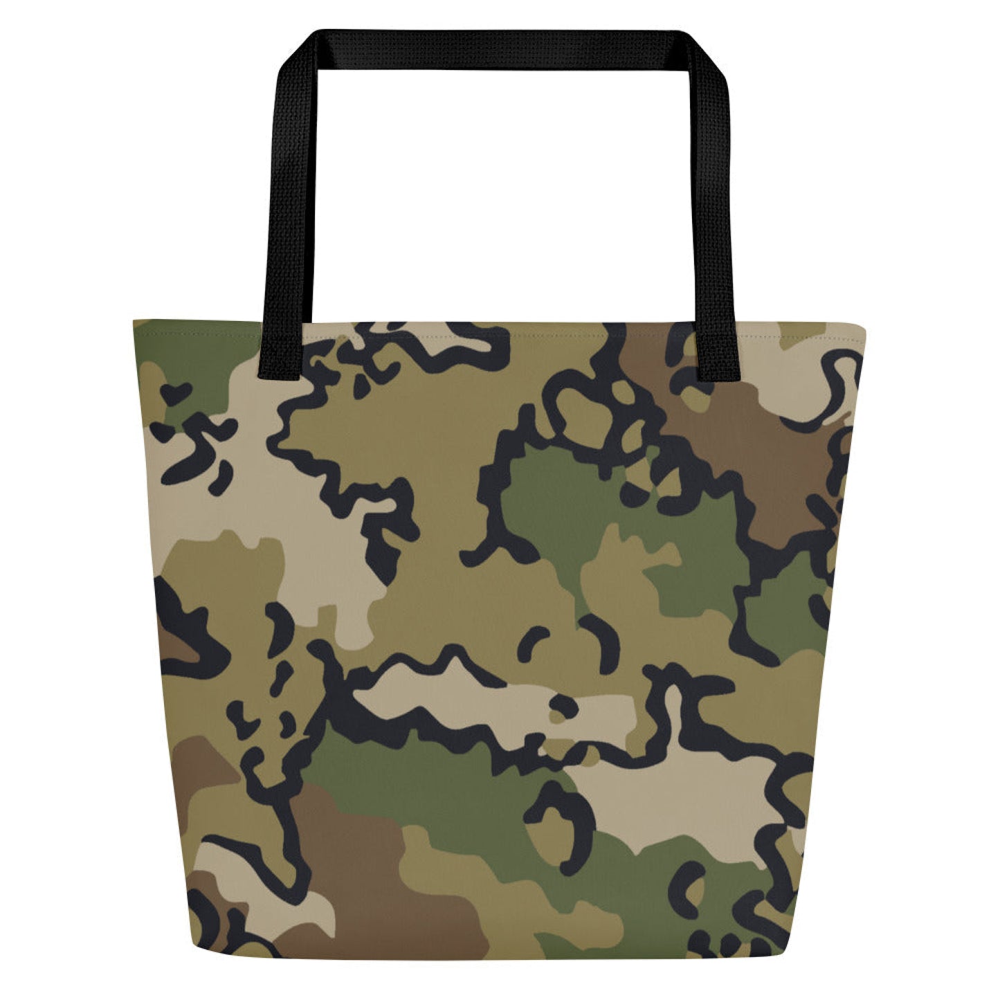 Alaska Chocolate Chip Multi-terrain CAMO Large Tote Bag